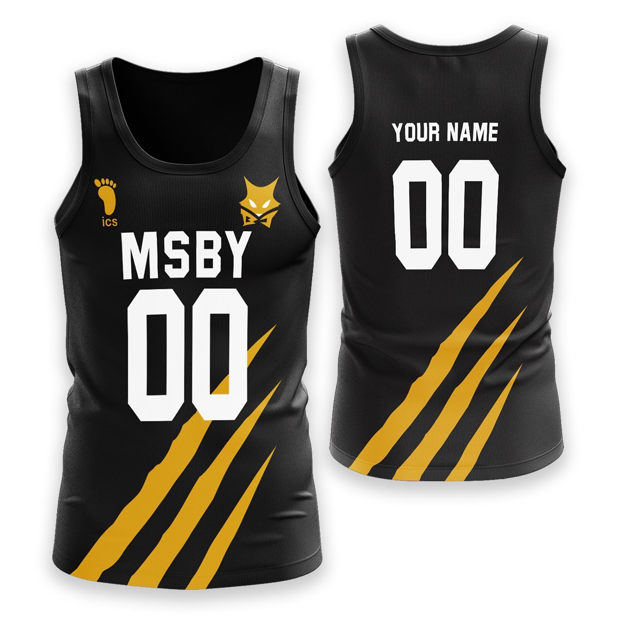 Personalized MSBY Black Jackals Unisex Tank Tops FDM3107 S Official Anime Swimsuit Merch