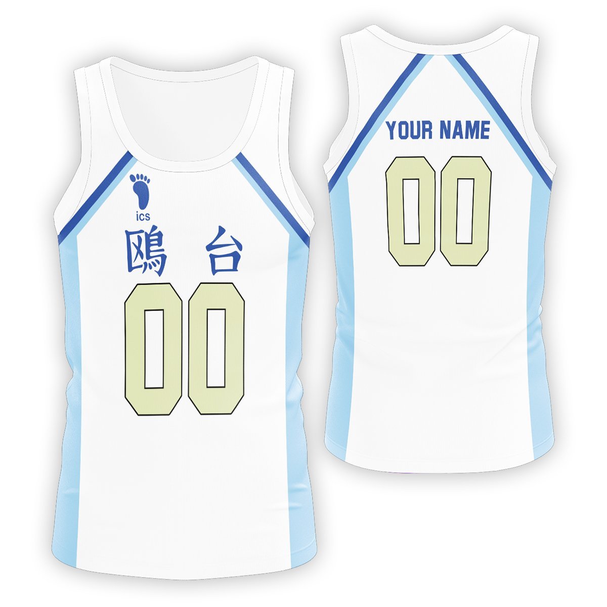 Personalized Team Kamomedai Unisex Tank Tops FDM3107 S Official Anime Swimsuit Merch