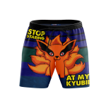 Stop Staring At My Kyubii Beach Shorts FDM3107 S Official Anime Swimsuit Merch