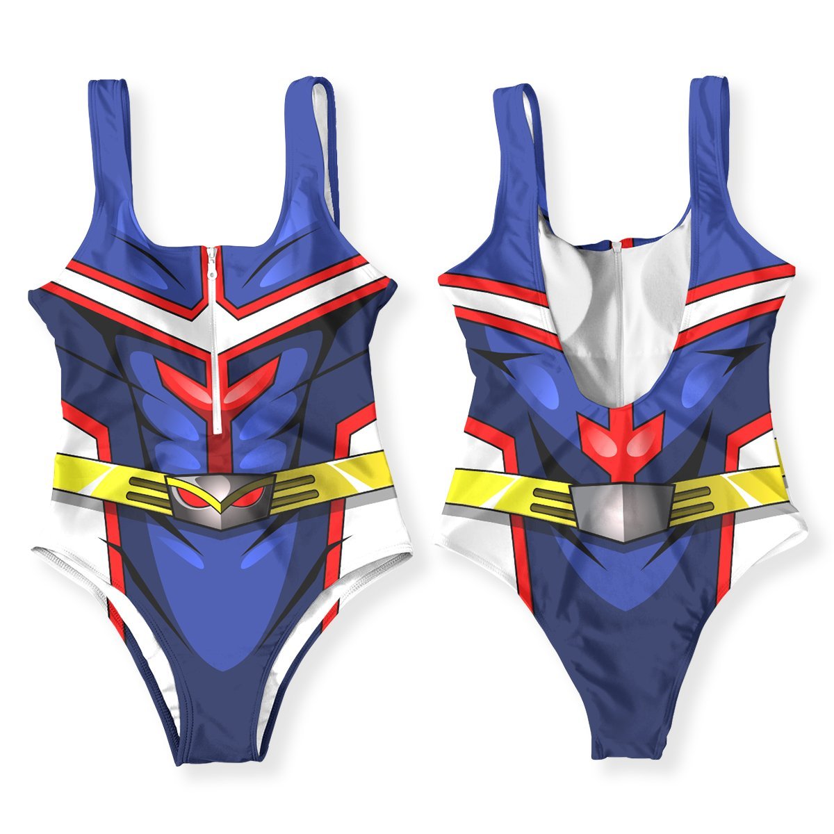 UA High All Might One Piece Swimsuit FDM3107 XS Official Anime Swimsuit Merch